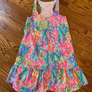 Lilly Pulitzer Ruffle Floral Mini Dress